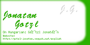 jonatan gotzl business card